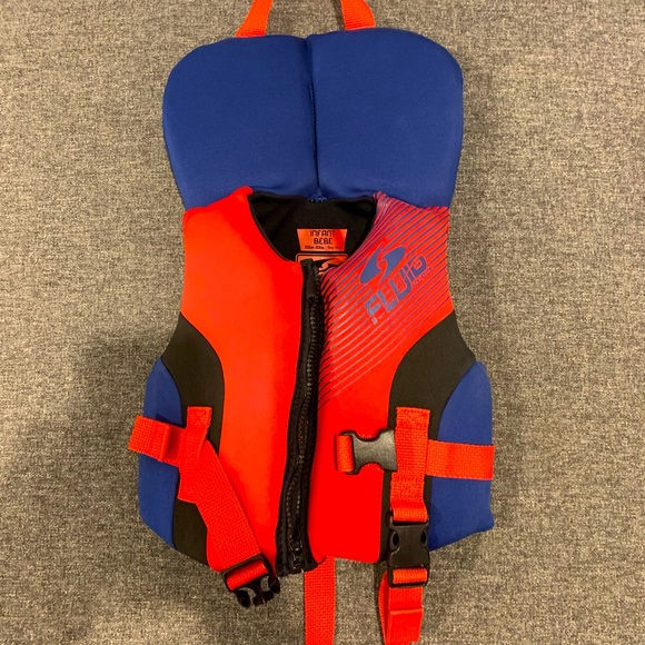 SOLD Fluid life jacket (20-30lbs) - LIKE NEW - Picture 1 of 3